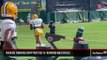 Packers Training Camp Practice 12 Running Back Drills