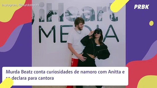 Murda Beatz conta curiosidades de namoro com Anitta e se declara para cantora