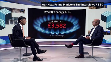 Highlights from the Rishi Sunak interview for the BBC