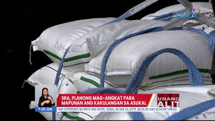SRA: Posibleng magkaubusan ng supply ng asukal sa katapusan ng Agosto | UB