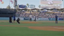 'Stick to soccer!' - Bale taunts LAFC team-mate after pitching at LA Dodgers game