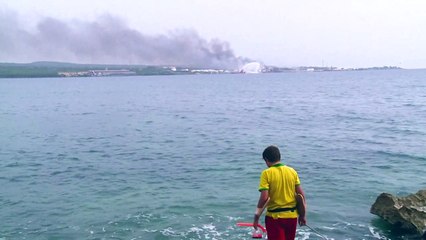 Bombeiros declaram 'controlado' o incêndio de tanques de petróleo em Cuba