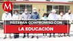 Rutilio Escandón inauguró espacios educativos en tele secundaria 329