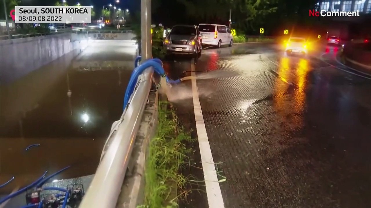 Seoul versinkt im Wasser: Heftige Niederschläge in südkoreanischer Hauptstadt