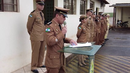 6ª CIPM e 1º SGBI comemoram em Ivaiporã os 168 anos da PMPR