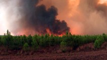 Calor e seca reacendem incêndios florestais no sudoeste da França