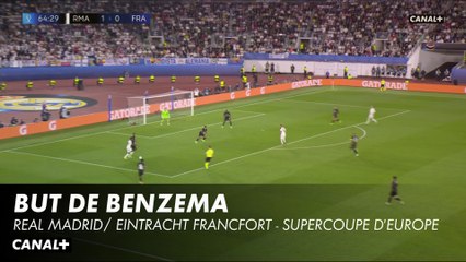 64ème - But de Benzema - REAL MADRID/EINTRACHT FRANCFORT - Supercoupe d'Europe