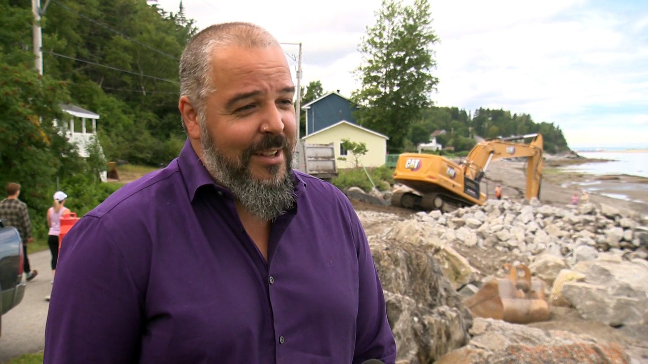 Notre-Dame-des-Neiges : les travaux d'enrochement officiellement commencé