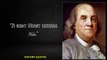 Benjamin Franklin Top qoutes that history speaks [ History Quotes ]