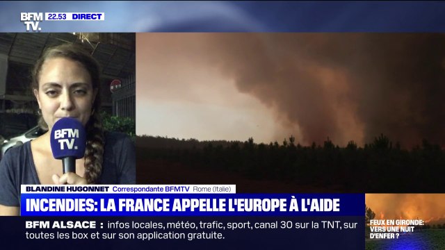 Confrontée elle-aussi aux incendies, l'Italie ne peut pas mettre ses Canadair à disposition de la France
