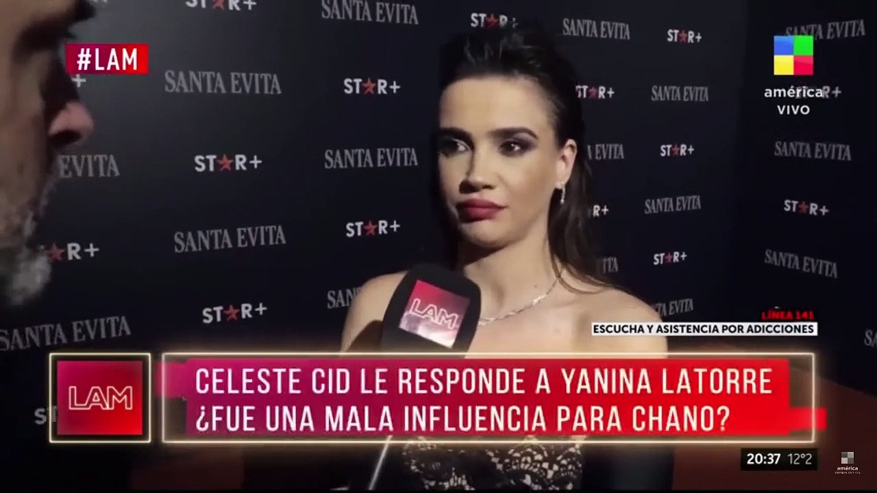 Celeste Cid le respondió sin filtro a Yanina Latorre.