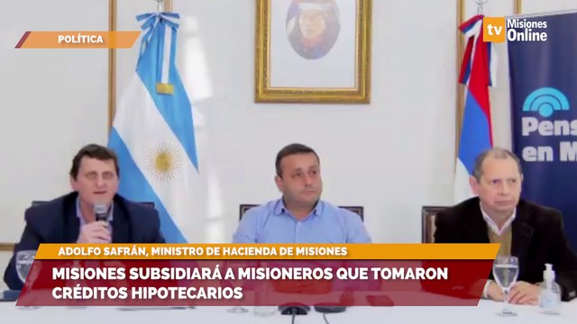 Misiones subsidiará a misioneros que tomaron créditos hipotecarios