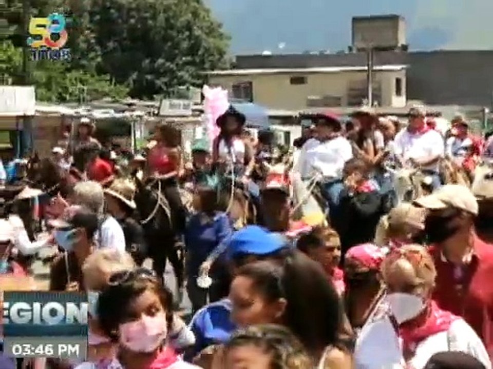 Carabobo | Feligreses de Naguanagua acompañan a la Virgen de Begoña como parte de sus festividades