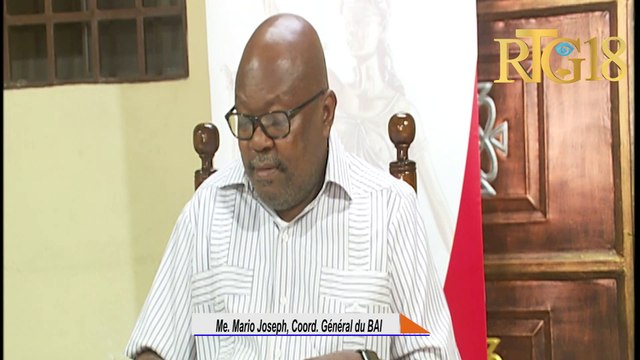 Responsab Biwo avoka entènasyonal yo anonse yon konferans deba biwo a ap òganize vandredi 12 Dawout.