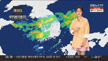 [날씨] 중부·전북 집중호우…내일까지 150㎜ 이상