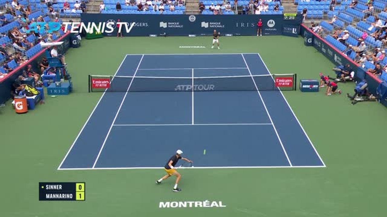 Highlights: Sinner im Achtelfinale von Montreal