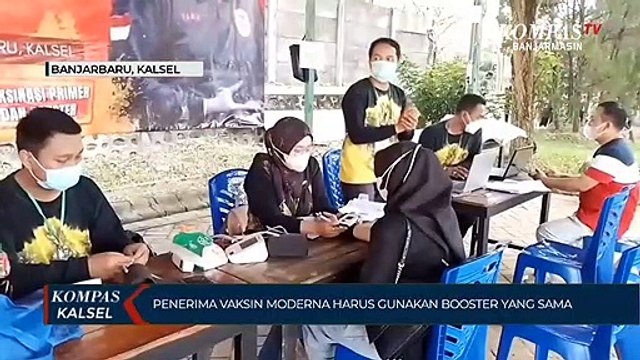 Nakes di Banjarbaru Belum Divaksin Booster Kedua, Dinkes Perlu Vaksin Moderna