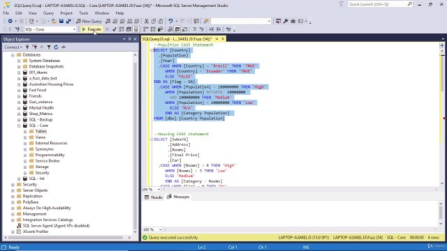 Creating Buckets The 'CASE' Statement - Part B