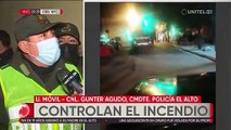 Controlan incendio en un galpón  en El Alto y la Policía investiga presunta actividad clandestina