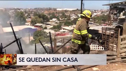 La acumulación de objetos en una casa originó un incendio en Tijuana.