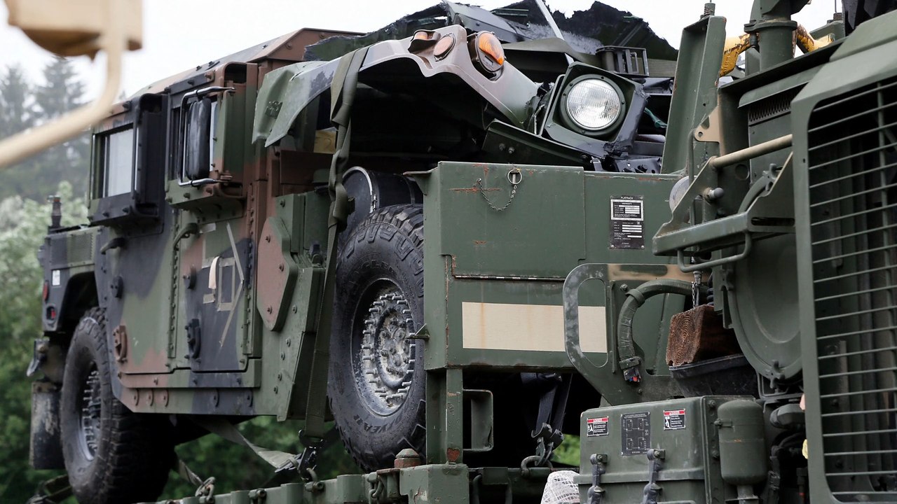 Verletzte US-Soldaten bei Verkehrsunfall auf A60