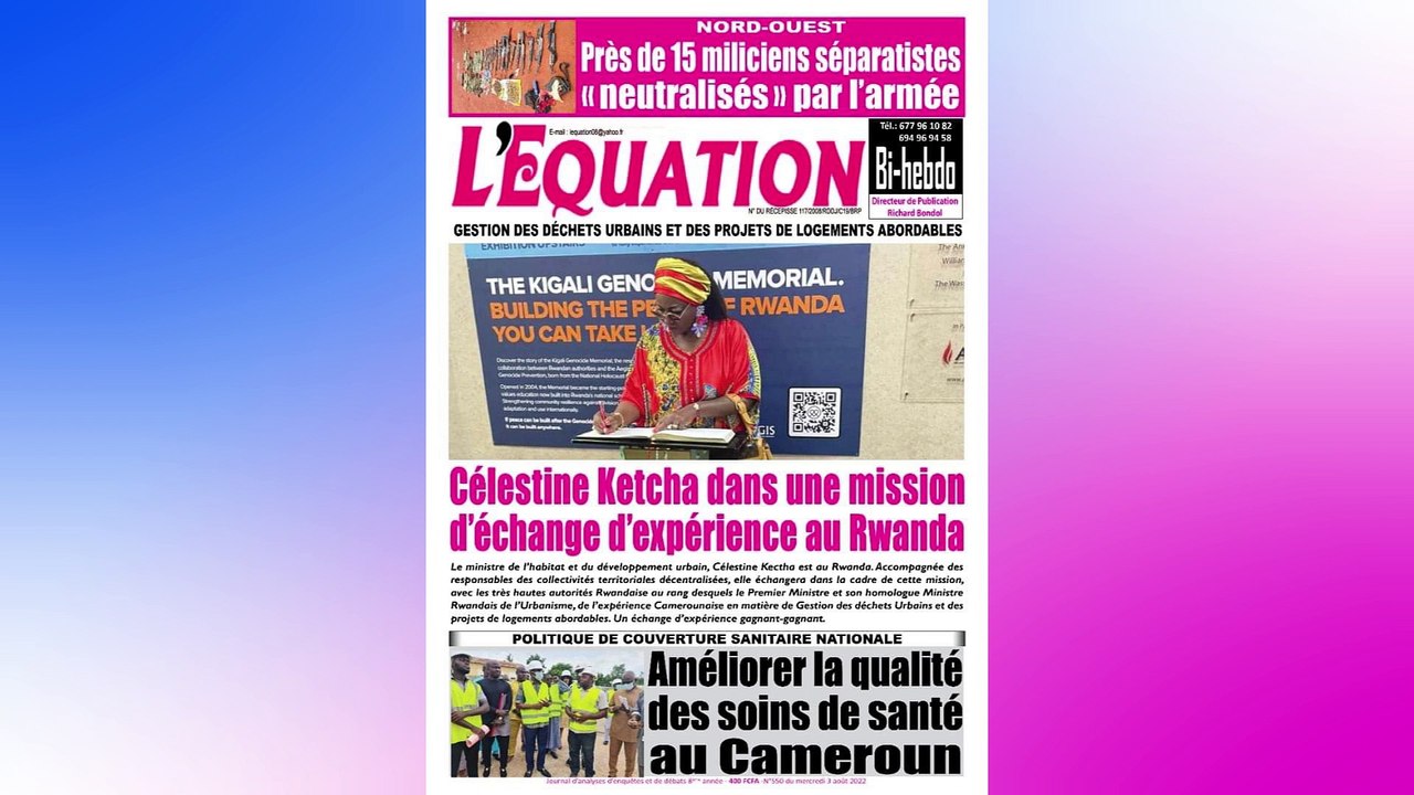 REVUE DE PRESSE 06 08 2022
