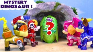 MYSTERY Paw Patrol Mighty Pups Dino Rescue Teamwork Story
