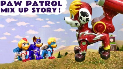 Toy Paw Patrol Mighty Pups Power Mix Up Story