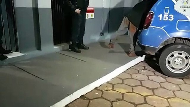 GM encaminha pela segunda vez suspeito de cometer furtos de cabos de energia nas obras do Trevo Cataratas