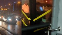 İstanbul'da magandalar yolculara dehşeti yaşattı