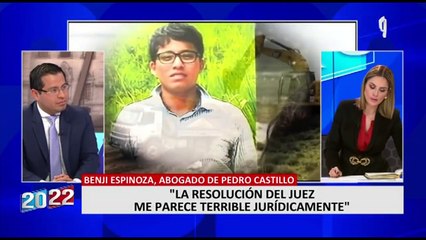 Benji Espinoza reafirma su convicción en la inocencia de la pareja presidencial