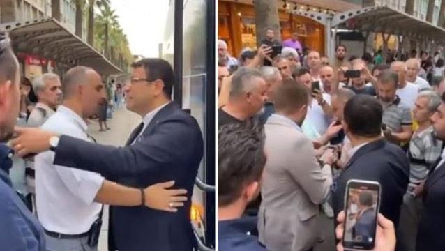 Konuşma yapmak isteyen Ali Babacan'a polis izin vermedi, ortalık bir anda karıştı