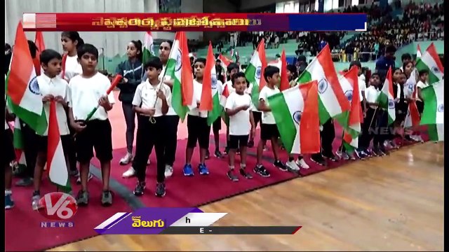 Freedom Run Rally From Saroornagar Stadium To LB Nagar | Hyderabad | V6 News (2)