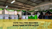 Vote tallying resumes in Mathare after hiccup