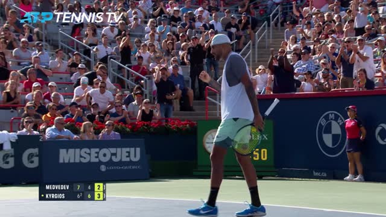 Highlights: Kyrgios dreht Match gegen Medwedew