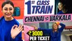 15 Hrs First Class AC Train Journey | Chennai to Varkala |Train Experience | Sunita Xpress