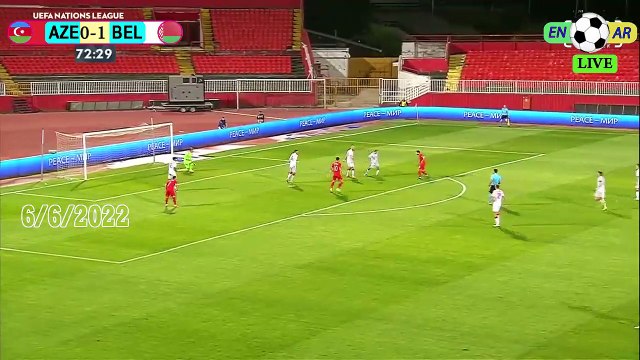 Belarus 0-0 Azerbaijan / إذربيجان0-0بيلاروسيا - UEFA Nations League2022
