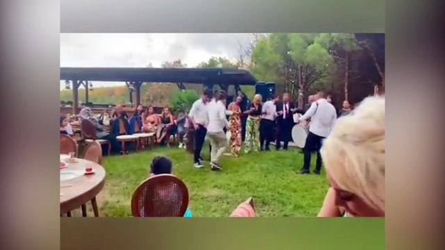 Nihat Doğan'ın düğününde tepki çeken görüntü: Peş peşe havaya ateş edildi