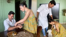 Raksha Bandhan 2022: Mouni Roy का Manmeet Singh, Mukhar Roy संग Rakhi Celebration *Entertainment