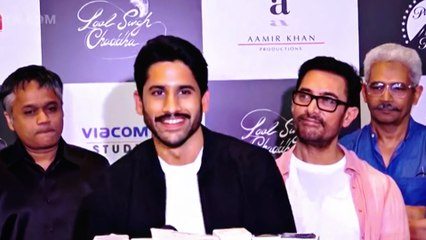 Naga Chaitanya At Laal Singh Chaddha Movie Screening