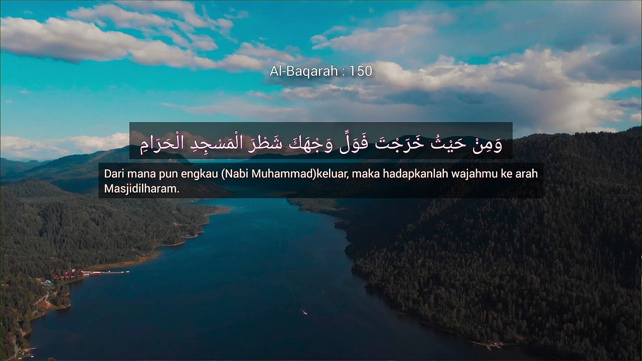 Hadapkanlah wajahmu ke arah Masjidilharam | QS. Al-Baqarah : 150