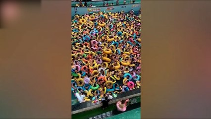 Su parkında çekilen görüntüler gündem oldu