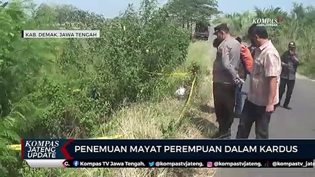 Penemuan Mayat Perempuan Dalam Kardus di Kabupaten Demak