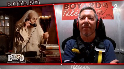 Jean-Luc Lemoine dans la cabine éjectable Fort Boyard 2022