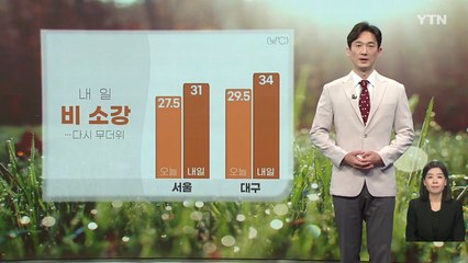 [날씨] 내일 비 소강...다시 찾아온 무더위 / YTN