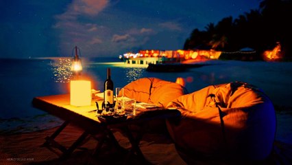 Summer Nights | A Beach Dinner for Two | ASMR Ambient