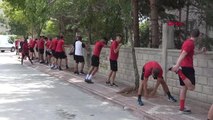 Konya haber: SPOR Vaduz ekibi, son antrenmanını Konya sokaklarında yaptı