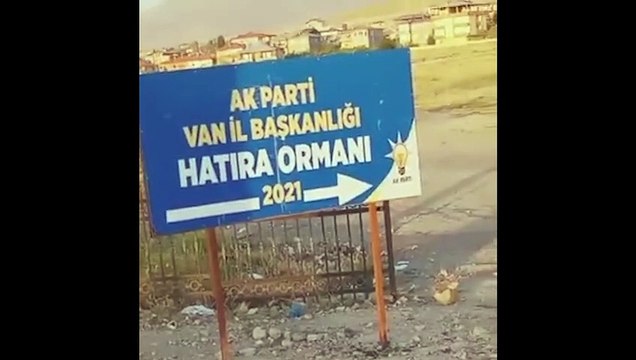 AKP'nin 'hatıra ormanı' alay konusu oldu
