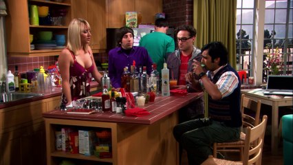 Raj talks to Penny for the first time - The Big Bang Theory