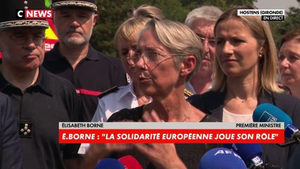 Élisabeth Borne : «Nous avons tous notre part à jouer dans la lutte contre les incendies»